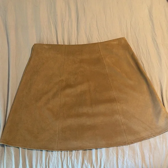 Faux Suede Skirt - Picture 2 of 3